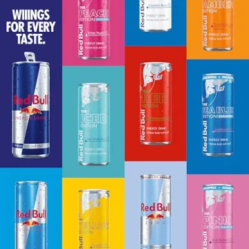 Red Bull Amber Edition Strawberry Apricot Energy Drink Pack of 4