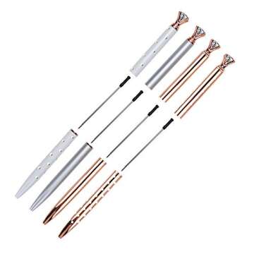 Elegant 4PCS Rose Gold Diamond Pens for All Occasions