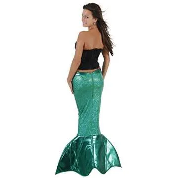 Magical Mermaid Green Costume Tail for All Events
