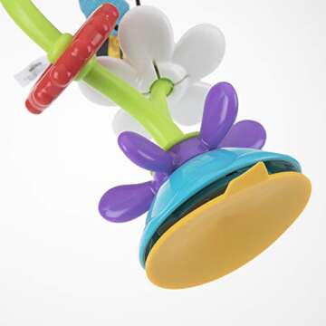 Nuby Buzzy Blossoms with Suction Base High Chair Interactive Toy for Early Development