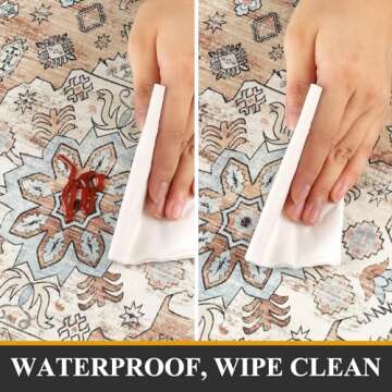 Pauwer Anti Fatigue Kitchen Mat Set of 2 Non Slip Kitchen Mats for Floor Cushioned Kitchen Rugs Comfort Standing Mat Farmhouse Waterproof PVC Foam Kitchen Floor Mat Runner