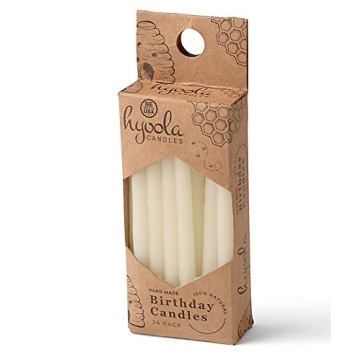 Hyoola Beeswax Birthday Candles - Natural & Handmade