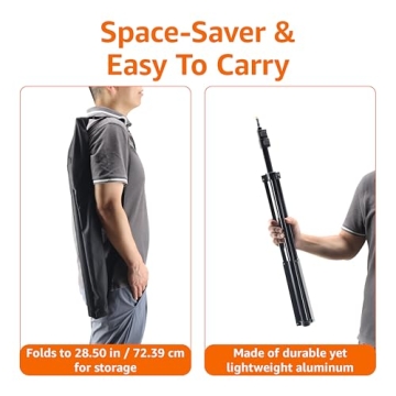 Affordable 6.7-Foot Double Light Stand Set for Photographers