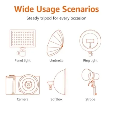 Affordable 6.7-Foot Double Light Stand Set for Photographers