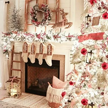 Fesciory Christmas Stockings Set - Elegant Holiday Decor