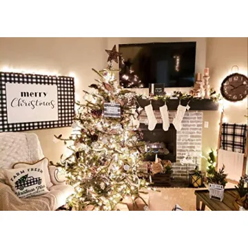 Fesciory Christmas Stockings Set - Elegant Holiday Decor