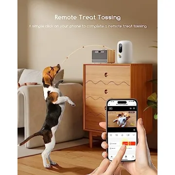 faroro 2K Pet Camera with Treat Dispenser for Loving Pets  