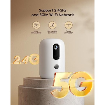 faroro 2K Pet Camera with Treat Dispenser for Loving Pets  