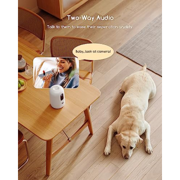 faroro 2K Pet Camera with Treat Dispenser for Loving Pets  
