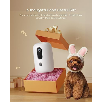 faroro 2K Pet Camera with Treat Dispenser for Loving Pets  