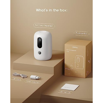faroro 2K Pet Camera with Treat Dispenser for Loving Pets  