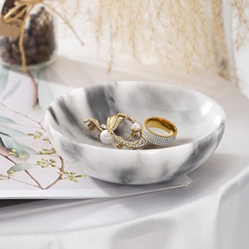 Elegant Marble Jewelry Tray for Stylish Home Organization