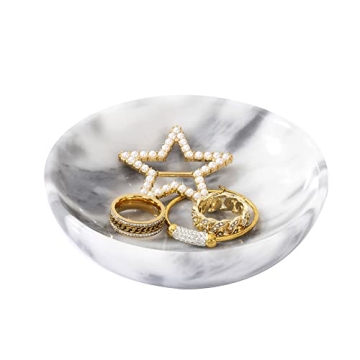Elegant Marble Jewelry Tray for Stylish Home Organization