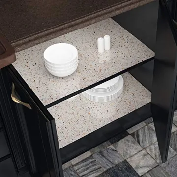 Livelynine Gold Granite Contact Paper for Easy Home Makeover