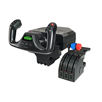 Logitech G PRO Flight Yoke System, Professional Simulation Yoke and Throttle Quadrant, 3 Modes, 75 P...