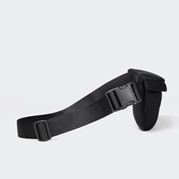 Pander Neoprene Fanny Pack 3 Pockets Waist Bag for Men & Women Fashion Water Resistant Hip Bum Bag w...