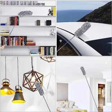 DELUX Microfiber Extendable Duster for High Ceilings and Fans