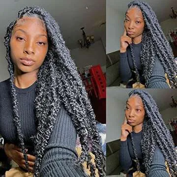 ZRQ Butterfly Locs Crochet Hair - 18 Inch, 6 Packs for Natural Beauty