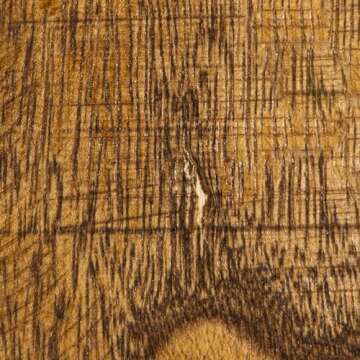 Creative Co-Op Wood Round Accent Table - Rustic Charm