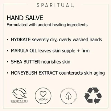 SpaRitual Hand Salve Citrus Cardamom | 1.5 Fl Oz Vegan Moisturizer