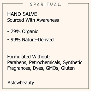 SpaRitual Hand Salve Citrus Cardamom | 1.5 Fl Oz Vegan Moisturizer