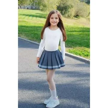 YgneeDom Girls Long Sleeve Leotard for Dance & Gymnastics