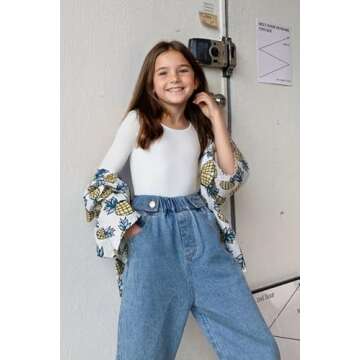 YgneeDom Girls Long Sleeve Leotard Kids Bodysuit for Dance Gymnastics Costume 3-12 Years(White,11-12)