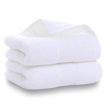 LRUUIDDE Luxury Cotton Hand Towels - Soft & Absorbent, White 2 Set