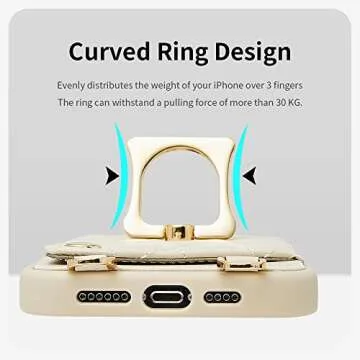 Stylish ROMIELA iPhone 14 Pro Max Case with RFID Protection