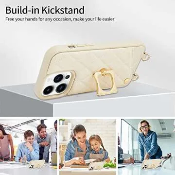 Stylish ROMIELA iPhone 14 Pro Max Case with RFID Protection