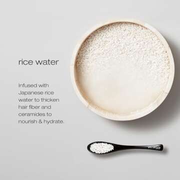 Shu Uemura Izumi Tonic Strengthening & Thickening Rice Water Hair Mask, Nourishes and Repairs Damaged Hair, Smooths and Adds Shine, With Japanese Rice Water