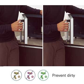 OUGAR8 Refrigerator Door Handle Covers for Kitchen Appliances