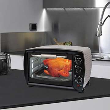 OUGAR8 Refrigerator Door Handle Covers in Plush Gray