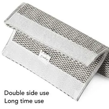 OUGAR8 Refrigerator Door Handle Covers in Plush Gray