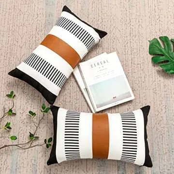 Farmhouse Decorative Pillow Covers Set of 2 - Modern Style