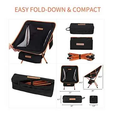 Lightweight VOYAGGE Portable Camping Chair for All