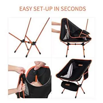 Lightweight VOYAGGE Portable Camping Chair for All