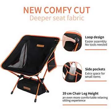 Lightweight VOYAGGE Portable Camping Chair for All
