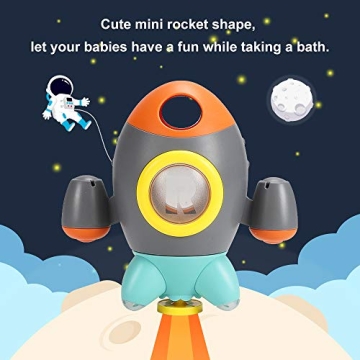 Elovien Baby Bath Toy Rocket Fountain for Toddlers