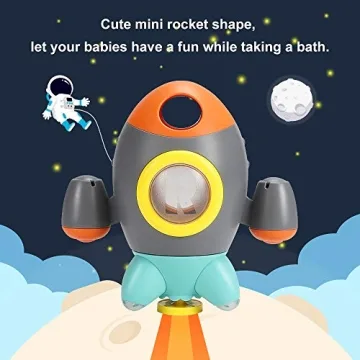 Elovien Baby Bath Toy Rocket Fountain for Toddlers
