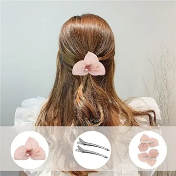 Korintin 24 Pack Silver Duck Bill Alligator Hair Clips