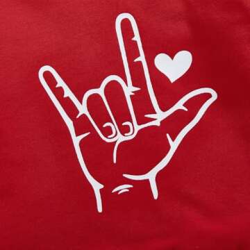 Toddler Boy Valentines Day Outfit Love Crewneck Sweatshirt Letter Long Sleeve Shirt Pullover Tops Valentines Day Clothes (V-Red Love,3-4T)