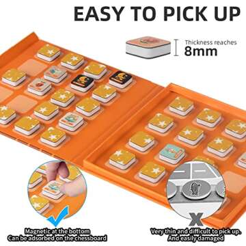 Travofun Magnetic Matching Memory Game for Kids 3-8 - Perfect Travel Toy for Toddlers - Fun Road Tri...
