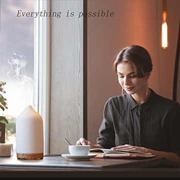 VIVITEST 250ML Ceramic Ultrasonic Aromatherapy Diffuser