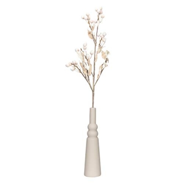 Unique Bloomingville Sculptural Stoneware Vase in Taupe