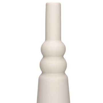 Unique Bloomingville Sculptural Stoneware Vase in Taupe