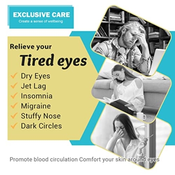 ProCIV Jasmine Warm Eye Mask for Tired Eyes Relief