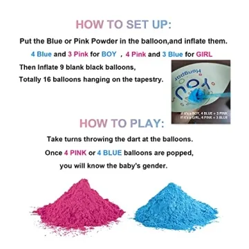 Engaging Baby Gender Reveal Game Kit for Parties