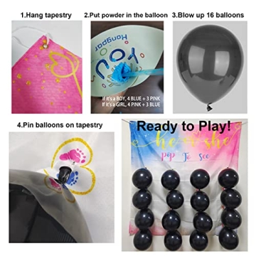 Engaging Baby Gender Reveal Game Kit for Parties