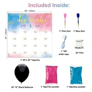 Engaging Baby Gender Reveal Game Kit for Parties